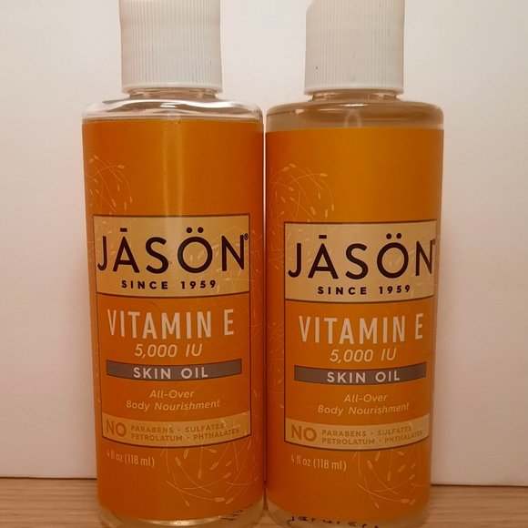 JASON Vitamin E Oil 5,000 IU nourishes and moisturizes skin. Antioxidant. - Picture 1 of 4